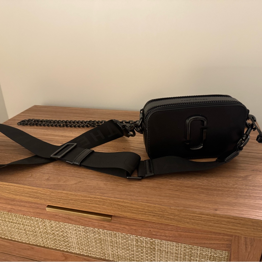 Marc Jacobs Black Crossbody Bag! 2 Straps Included